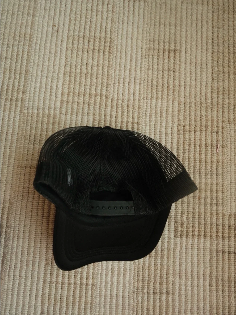 Black 'Aloha Hawaii' Patch Trucker Hat